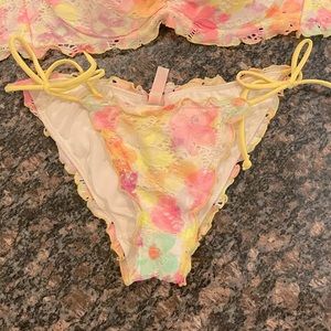 Floral Lace Bikini Bottom